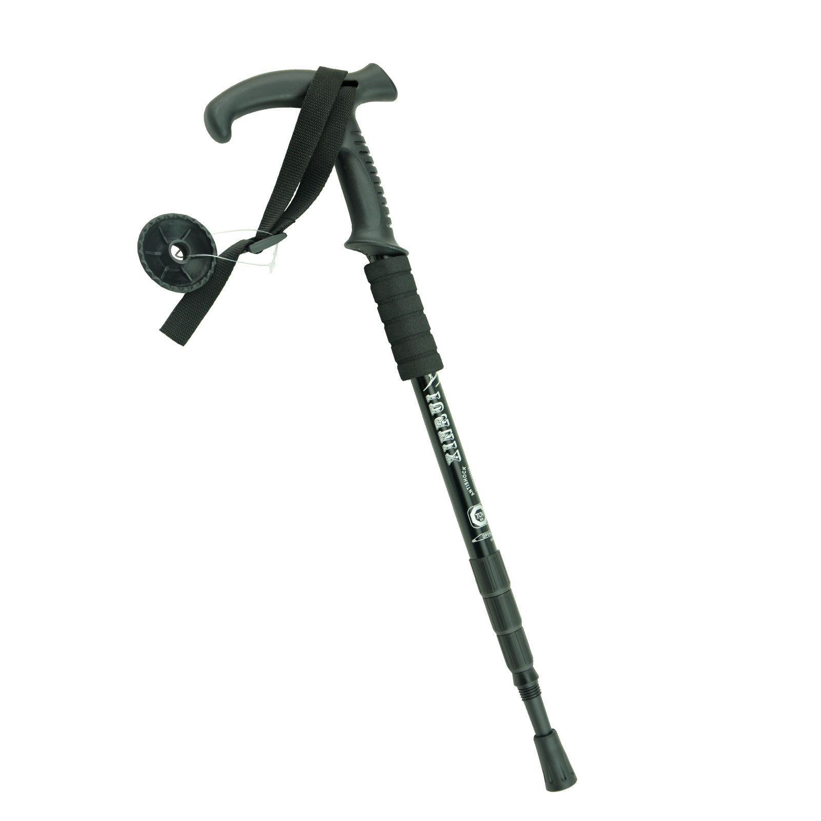 Telescopic Trekking Walking Hiking Sticks Poles Adjustable Length Anti